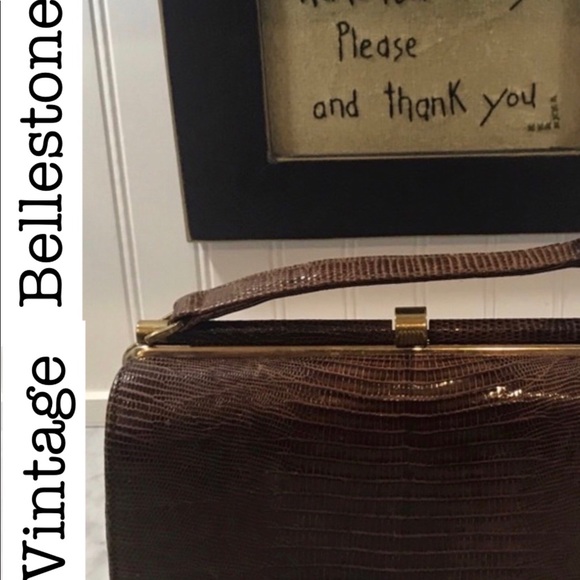 Bellestone Handbags - 1950’s Alligator Purse